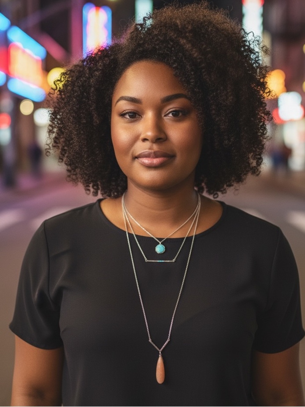 3-Piece Necklace Set with Turquoise and Coral Pendants